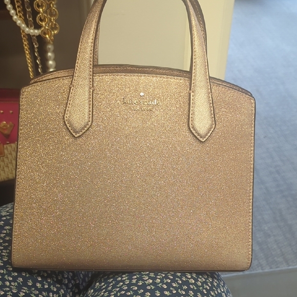 kate spade Handbags - Kate Spade Gold Satchel with Luxurious Finish